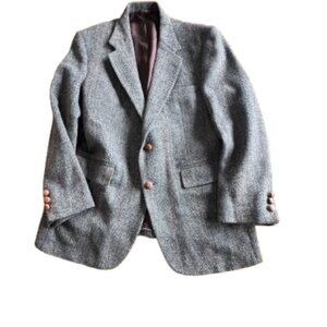 British Classics Harris Tweed 100% wool men's blazer Made in the USA 40R